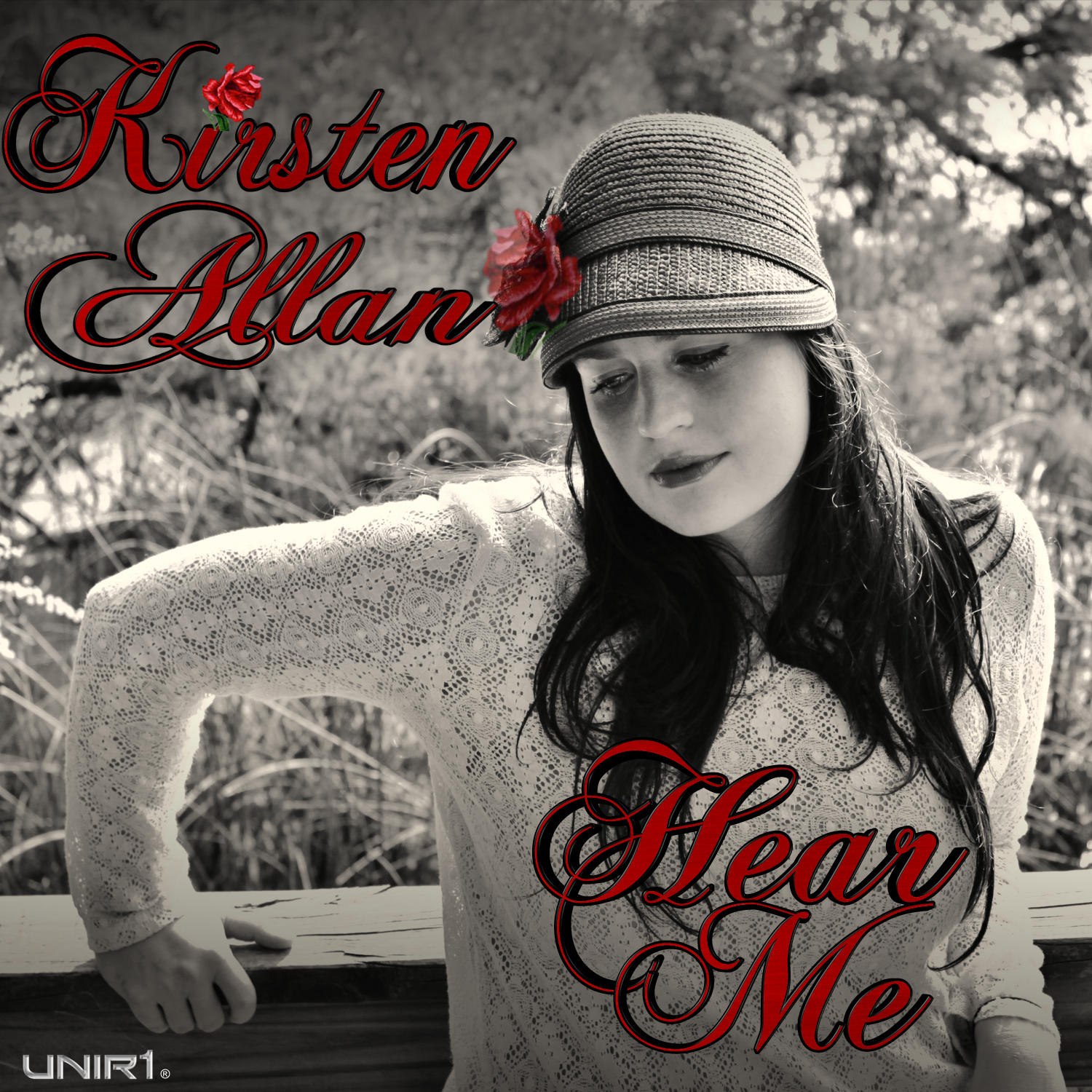 Original Kirsten Allan Hear Me single cover artwork designed by Scott Price