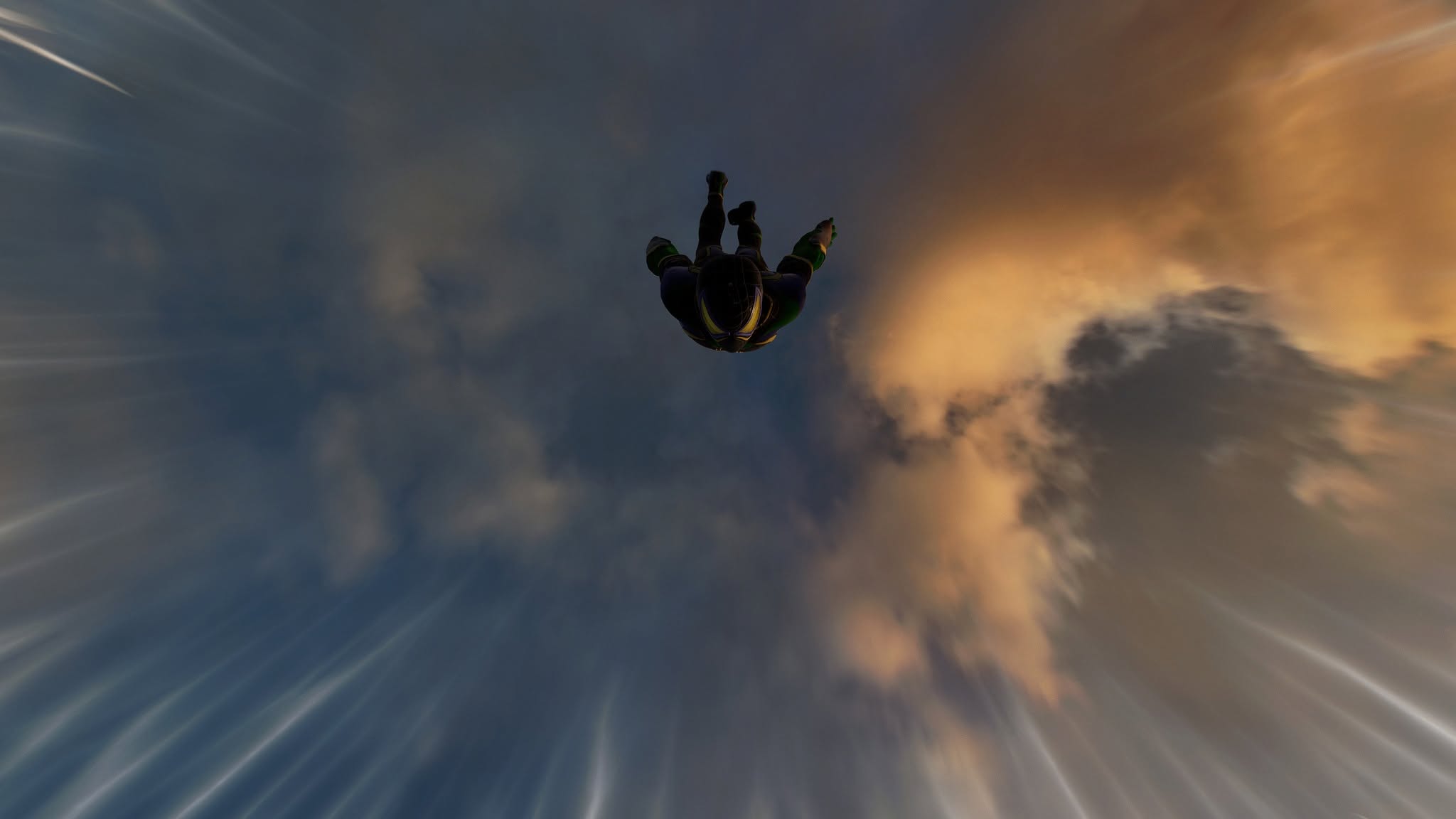 PS5 Spider-Man gameplay capture: golden-hour motion